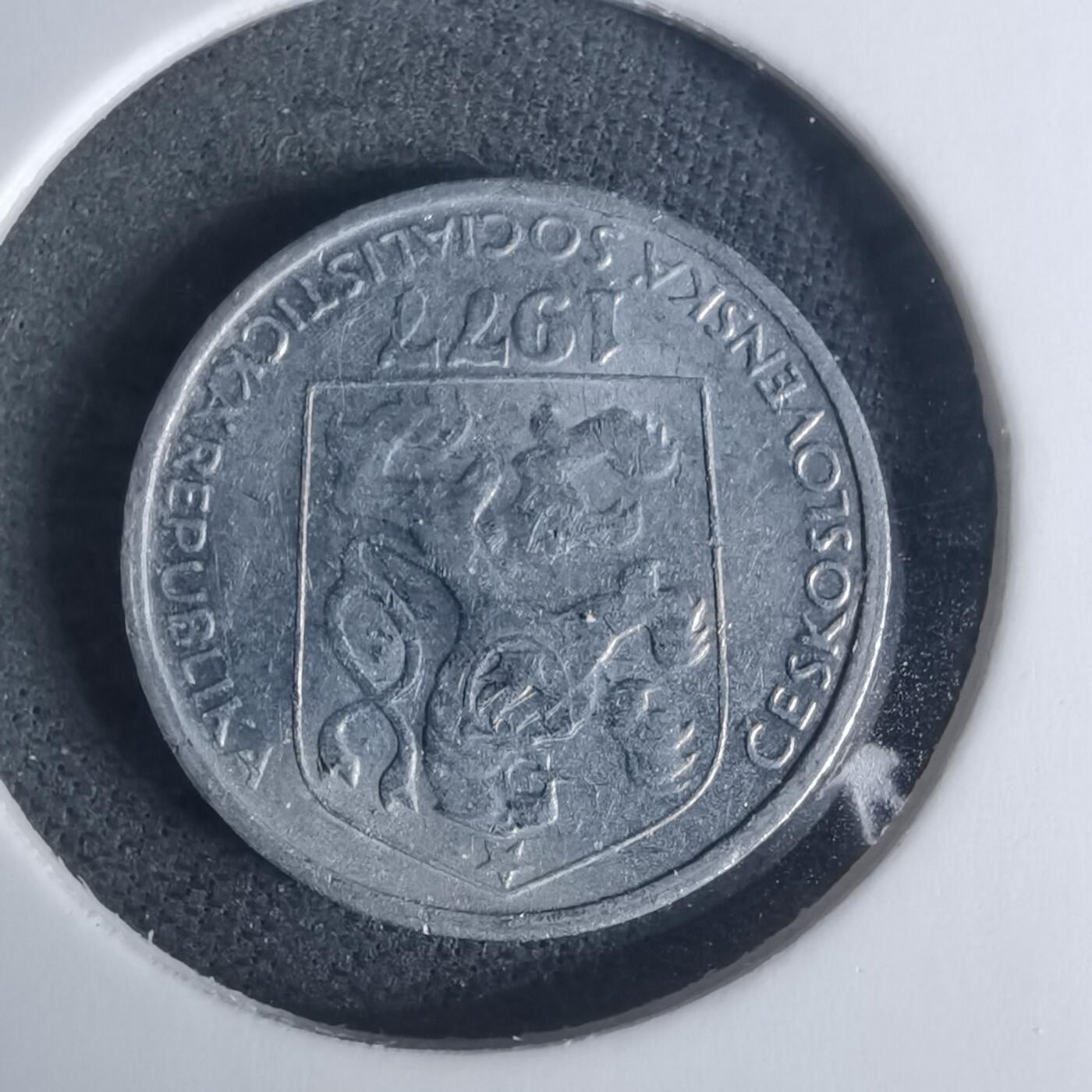 沼泽如烟--第940场 捷克斯洛伐克1977年5赫勒