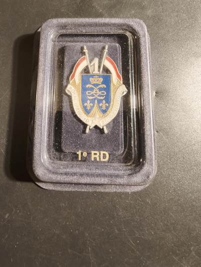 老王徽章第171期 - 法国第1龙骑兵团证章    原盒