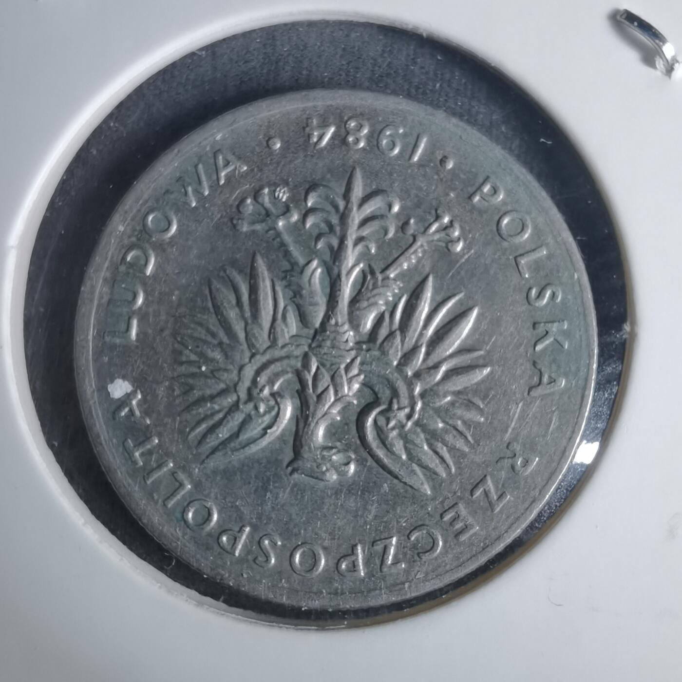 沼泽如烟--第940场 波兰1984年20兹罗提