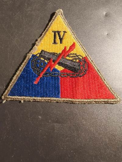 老王徽章第171期 - 美国陆军第4装甲师臂章