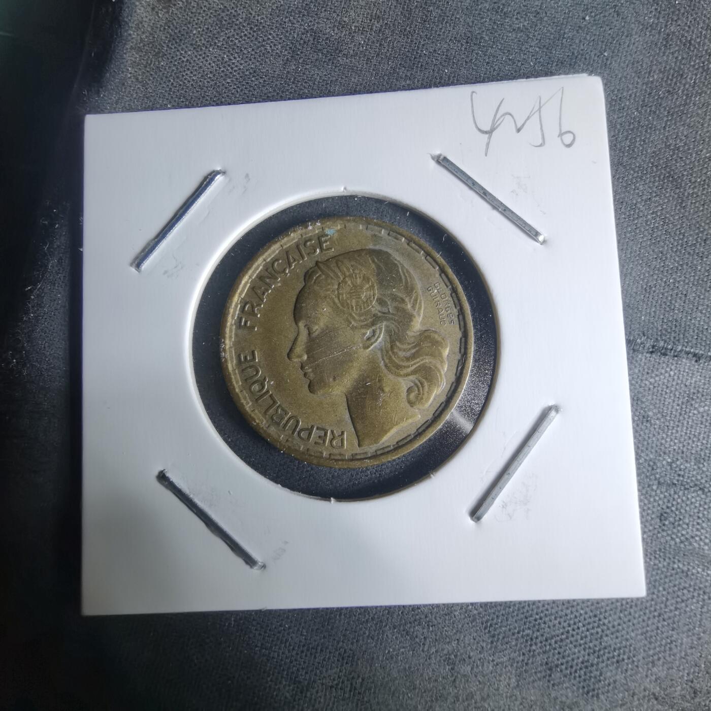 沼泽如烟--第942场 法国1950年份20法郎