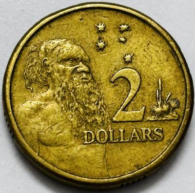 文馨钱币收藏第 286 场，圣诞节专场【 长期接收代拍品低至 0 佣金】 - 好品 1996 年澳大利亚土著人 2 元纪念币