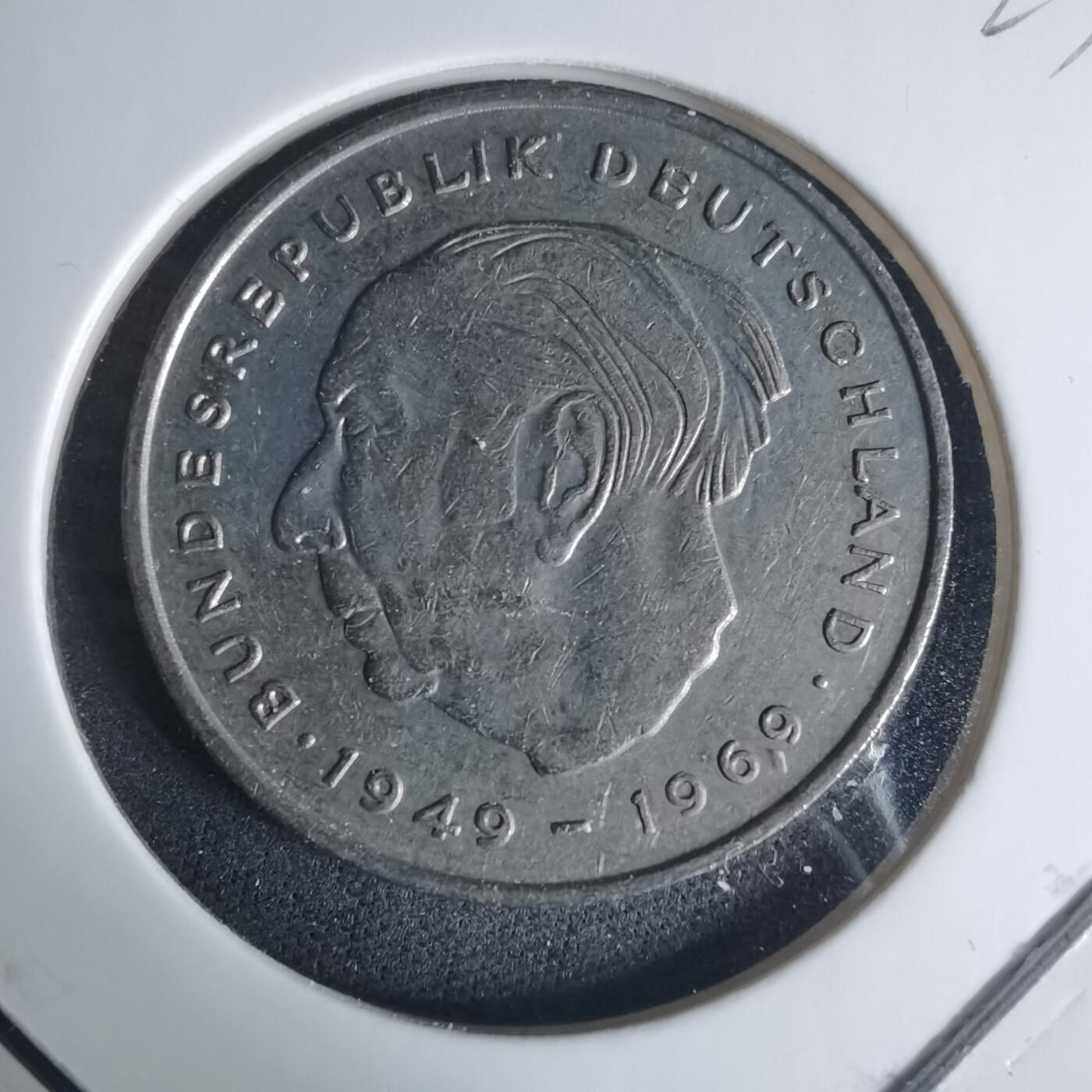 沼泽如烟--第940场 德国1971年2马克