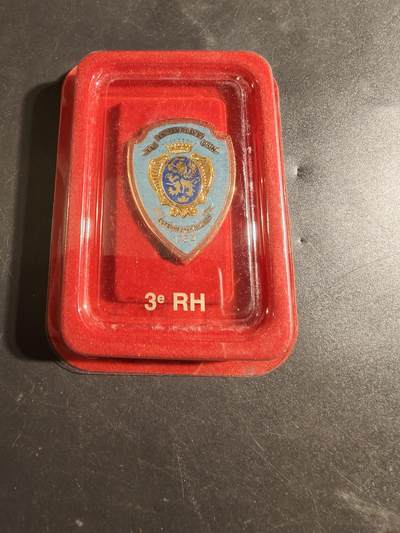 老王徽章第171期 - 法国第3骠骑兵团证章    原盒