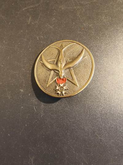 老王徽章第171期 - 法国非洲军团第1摩洛哥散兵团证章