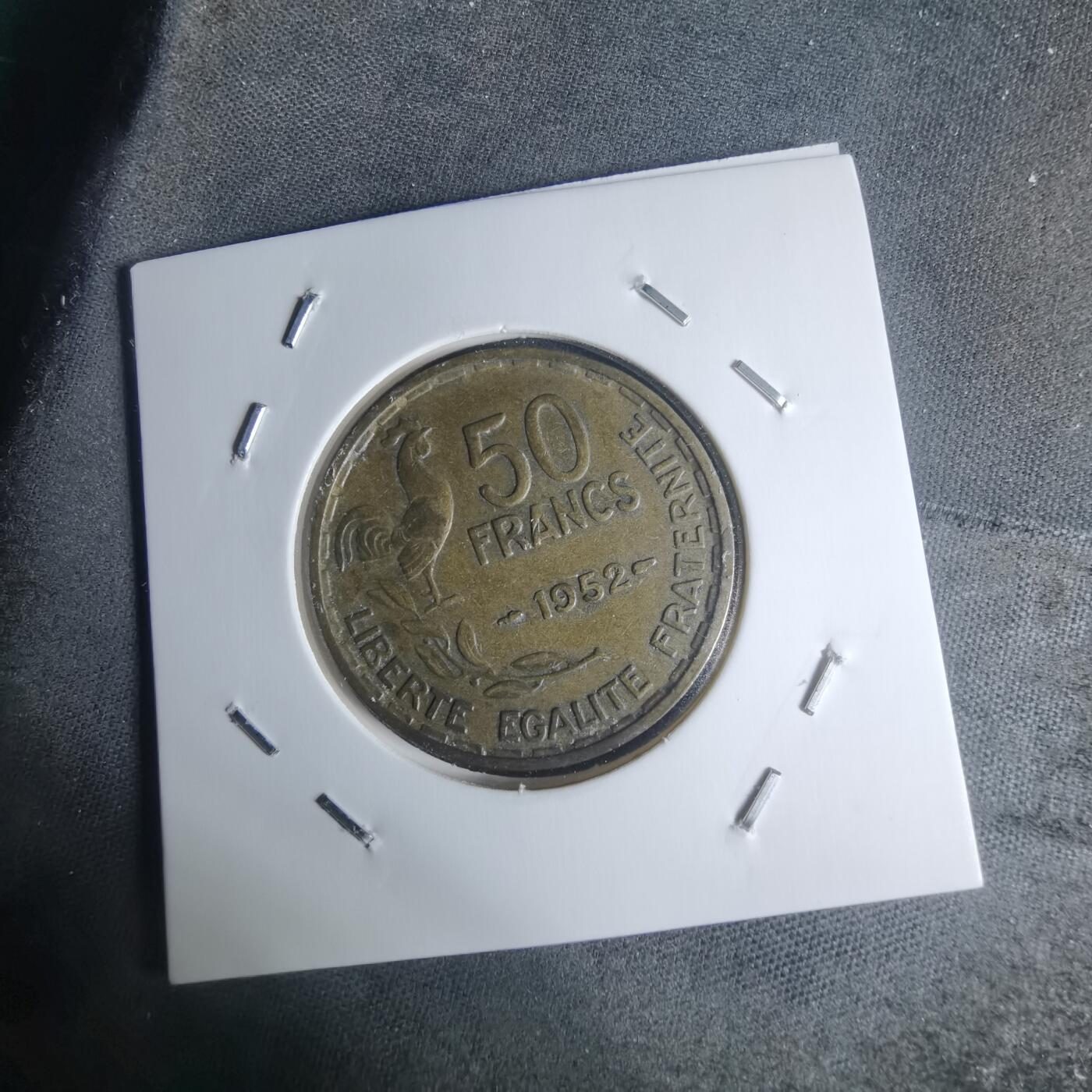 沼泽如烟--第942场 法国1952年50法郎