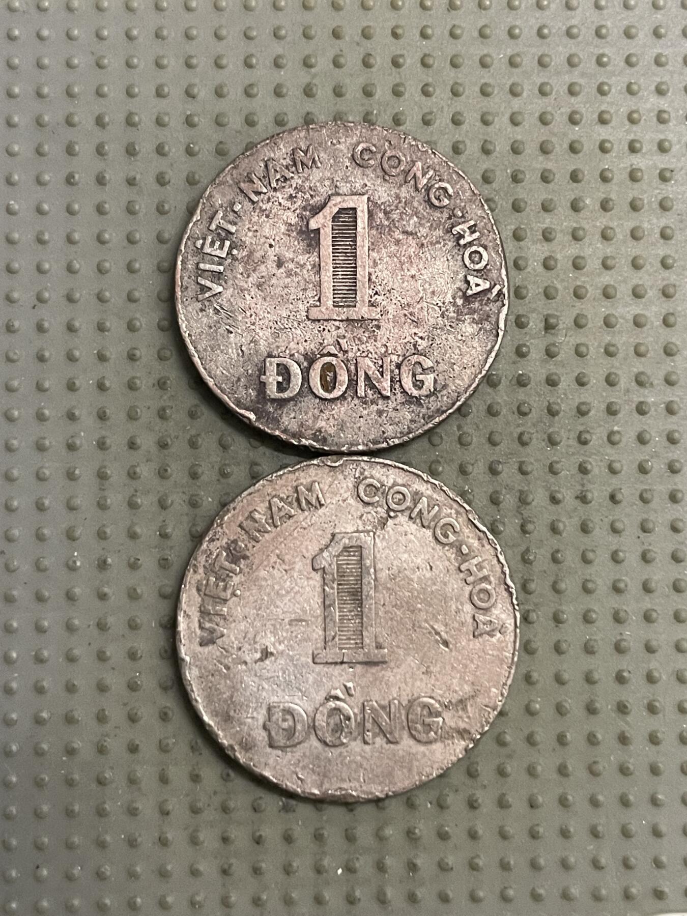 2025年第144场各国散币拍卖（总第144场） 越南南越1964年1盾2枚