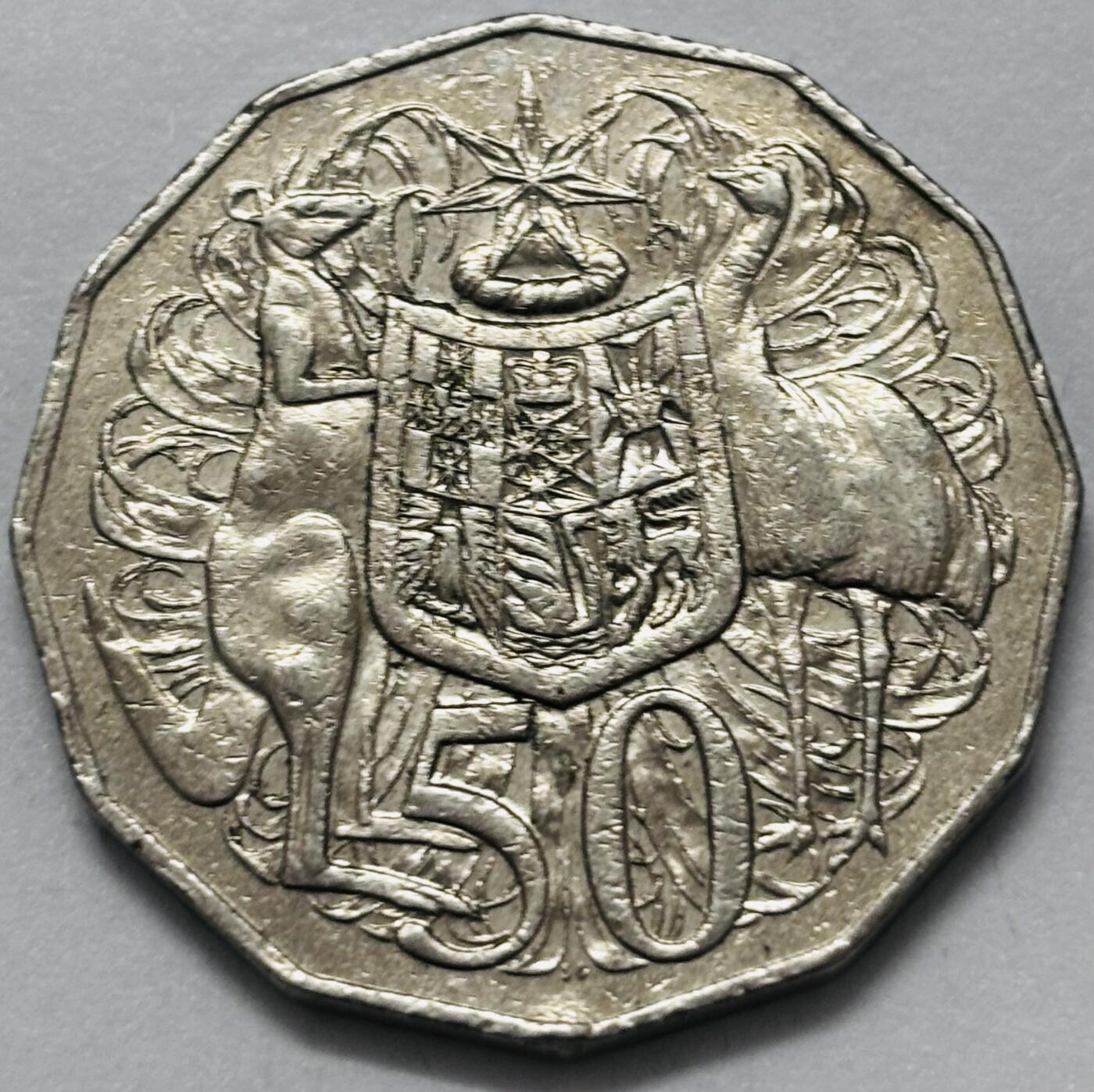 文馨钱币收藏第 286 场，圣诞节专场【 长期接收代拍品低至 0 佣金】 1997 年澳大利亚 50 分