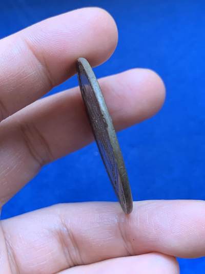 《竞宝斋》第449场 周日，周一，周二  3场连拍 （全场包邮，欢迎送拍） 18世纪地区联盟破裂纪念章 原铸品 17.9克 42.8mm