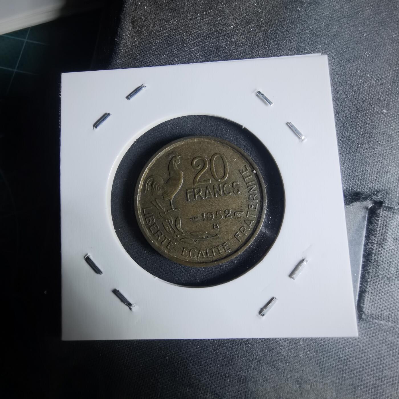 沼泽如烟--第942场 法国1952年20法郎