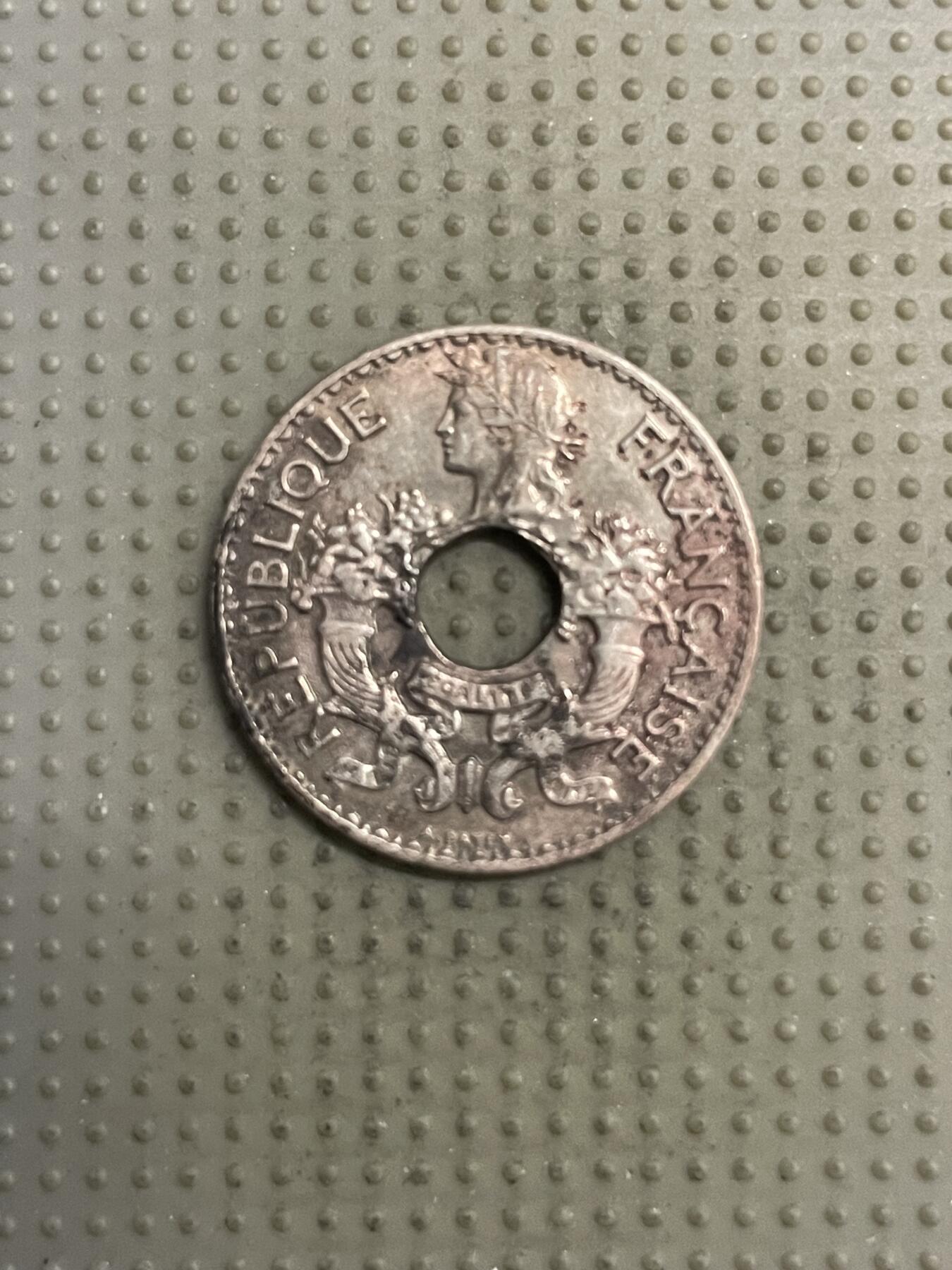 2025年第144场各国散币拍卖（总第144场） 法属印度支那1938年5分