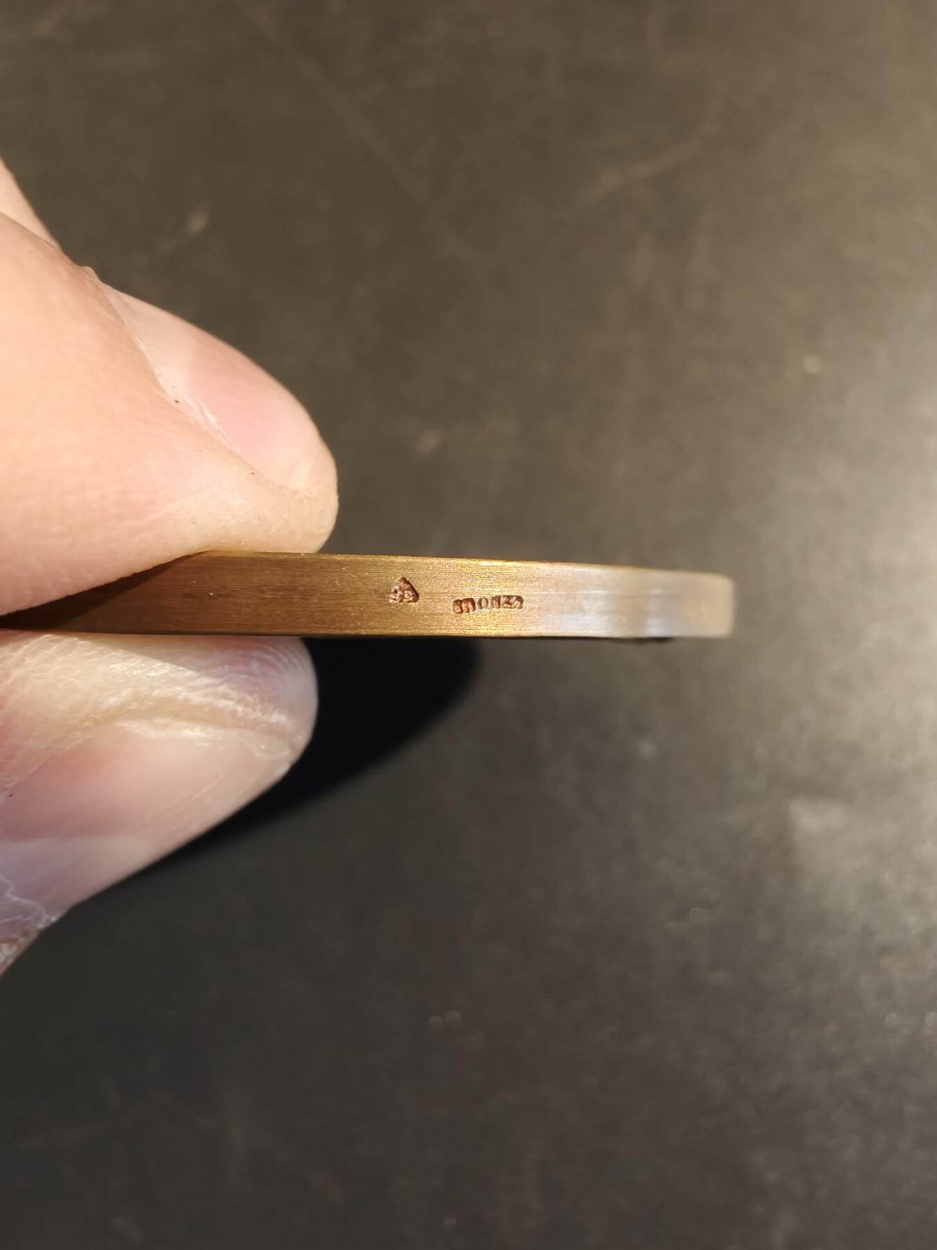 老王徽章第171期 法国萨瓦省圣朱利安昂热讷农业协会大铜章     原盒       大师P.Grandhomme作品     直径50mm     重量48.6g