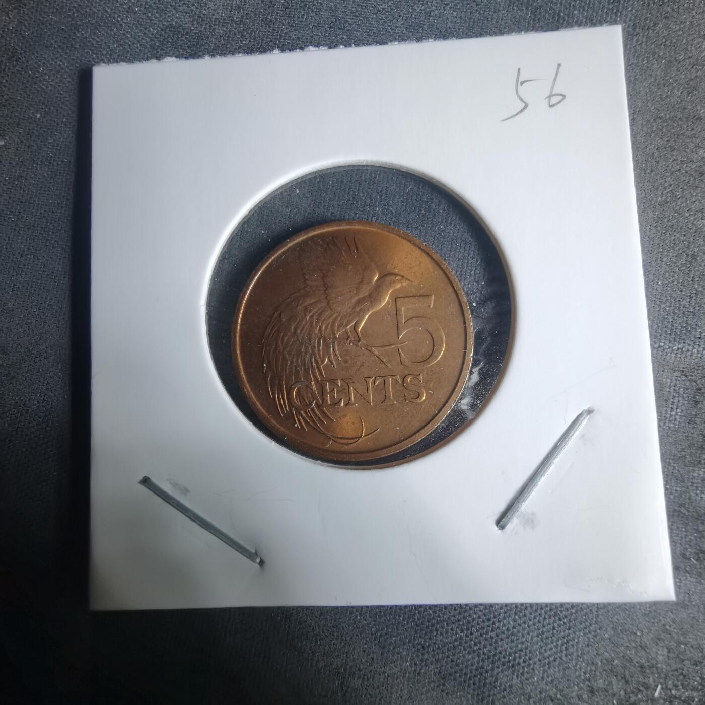 沼泽如烟--第940场 特立尼达和多巴哥1992年五分