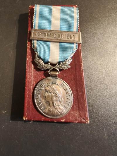 老王徽章第171期 - 法国殖民奖章    远东勋条    带纸盒