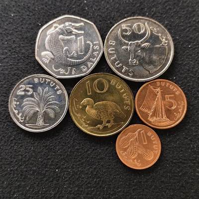 【全场包邮】纯粹捡漏拍488场（免费代拍第25场） - 冈比亚1998年6枚套币