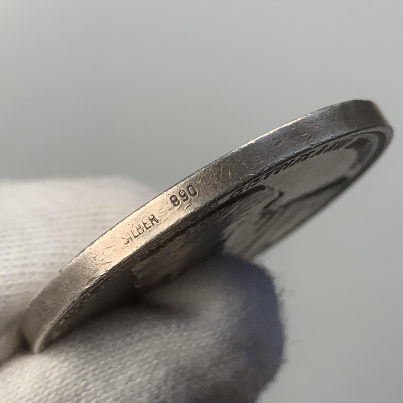 掌中浮雕-藏着的欧洲第047场 1909年德国Theobald von Bethmann Hollweg被任命为德帝国首相银章，32mm，17.67g