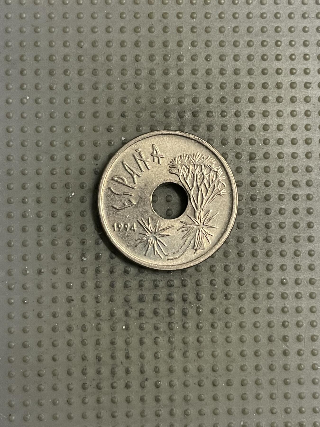 2025年第145场各国散币拍卖（总第145场） 西班牙1994年加那利群岛25比赛塔纪念币