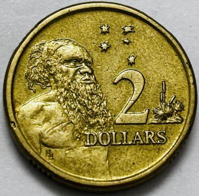 文馨钱币收藏第 286 场，圣诞节专场【 长期接收代拍品低至 0 佣金】 - 好品 1988 年澳大利亚土著人 2 元纪念币