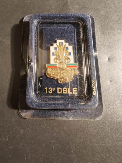 老王徽章第171期 - 法国外籍军团第13团(半旅)证章     原盒