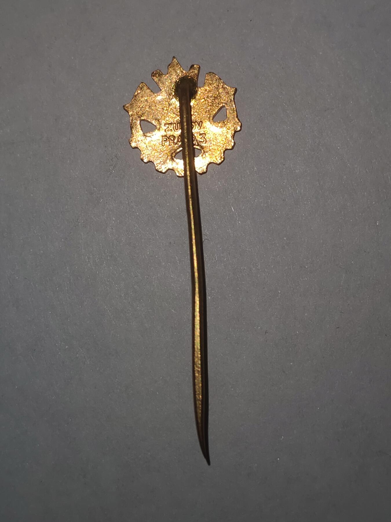 韵星假日拍卖第三十三期 -- Rimey Holidays Auction 33 捷克斯洛伐克二战反法西斯空军老兵证章插针 非常稀有 颁发给当时抵抗军或者后面成为捷克斯洛伐克武装力量的空军军人 很少见 背打标