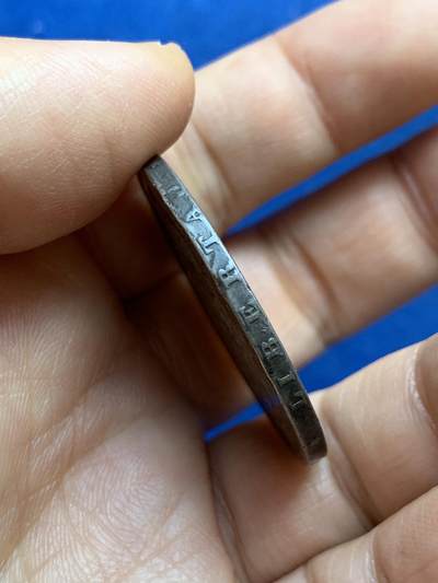 《竞宝斋》第449场 周日，周一，周二  3场连拍 （全场包邮，欢迎送拍） 西班牙1871年阿玛迪奥一世5比塞塔双柱大银币