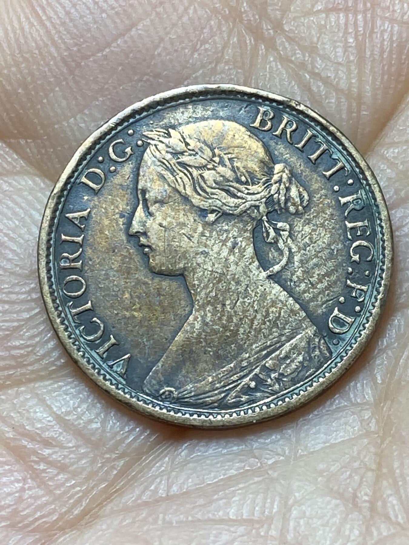 2025年第一百四十四场(总第一百七十场）品种丰富英国一线回流散币年末特拍场第一场(免佣金) 少见好品–英国🇬🇧1861年1法新(维多利亚女王中年桂冠第二版)