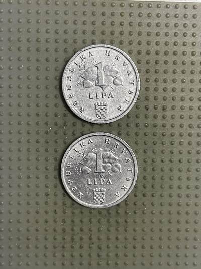 2025年第145场各国散币拍卖（总第145场） - 克罗地亚1993年1利帕2枚