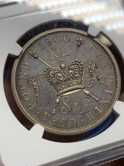 《竞宝斋》第449场 周日，周一，周二  3场连拍 （全场包邮，欢迎送拍） 稀少 NGC PF62 爱尔兰 1900 纪念维多利亚女王访问爱尔兰 银质40P Reginald Huth发行  最近裸币成交价超过2万 纵观也没几枚拍卖记录