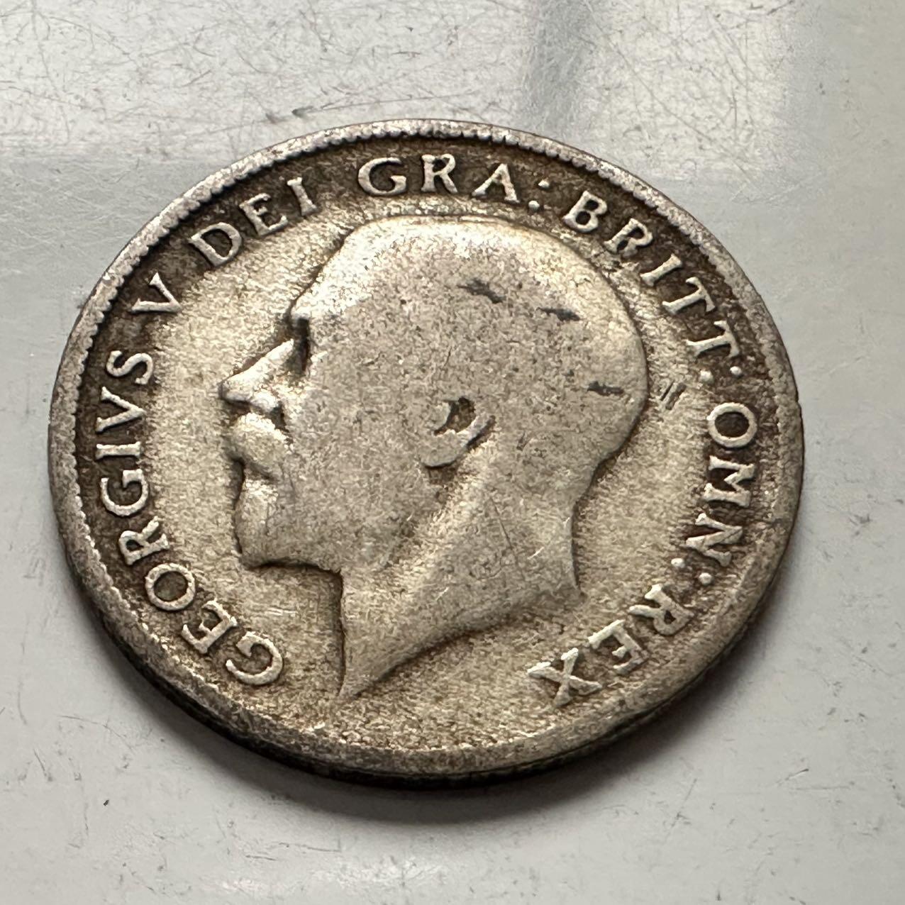 🌹外币初藏🌹🐯2025年第144场  每周二四六晚8️⃣点 接代拍 英国1922年6便士银币