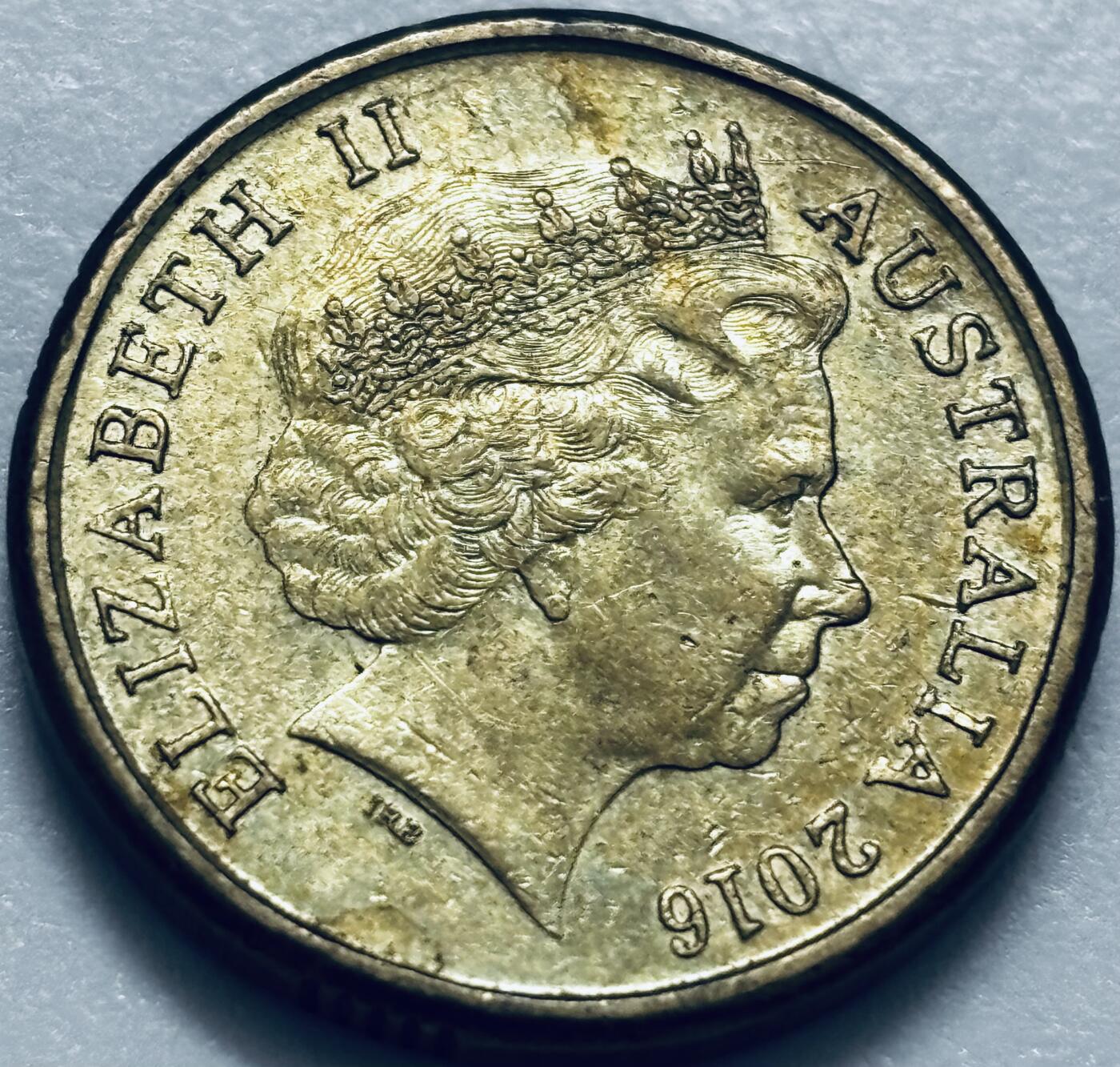 文馨钱币收藏第 286 场，圣诞节专场【 长期接收代拍品低至 0 佣金】 好品 2016 年澳大利亚土著人 2 元纪念币