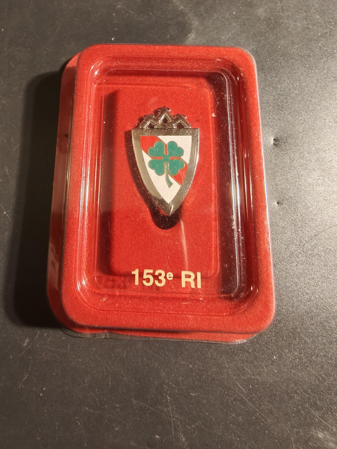 老王徽章第171期 法国第153步兵团证章   原盒
