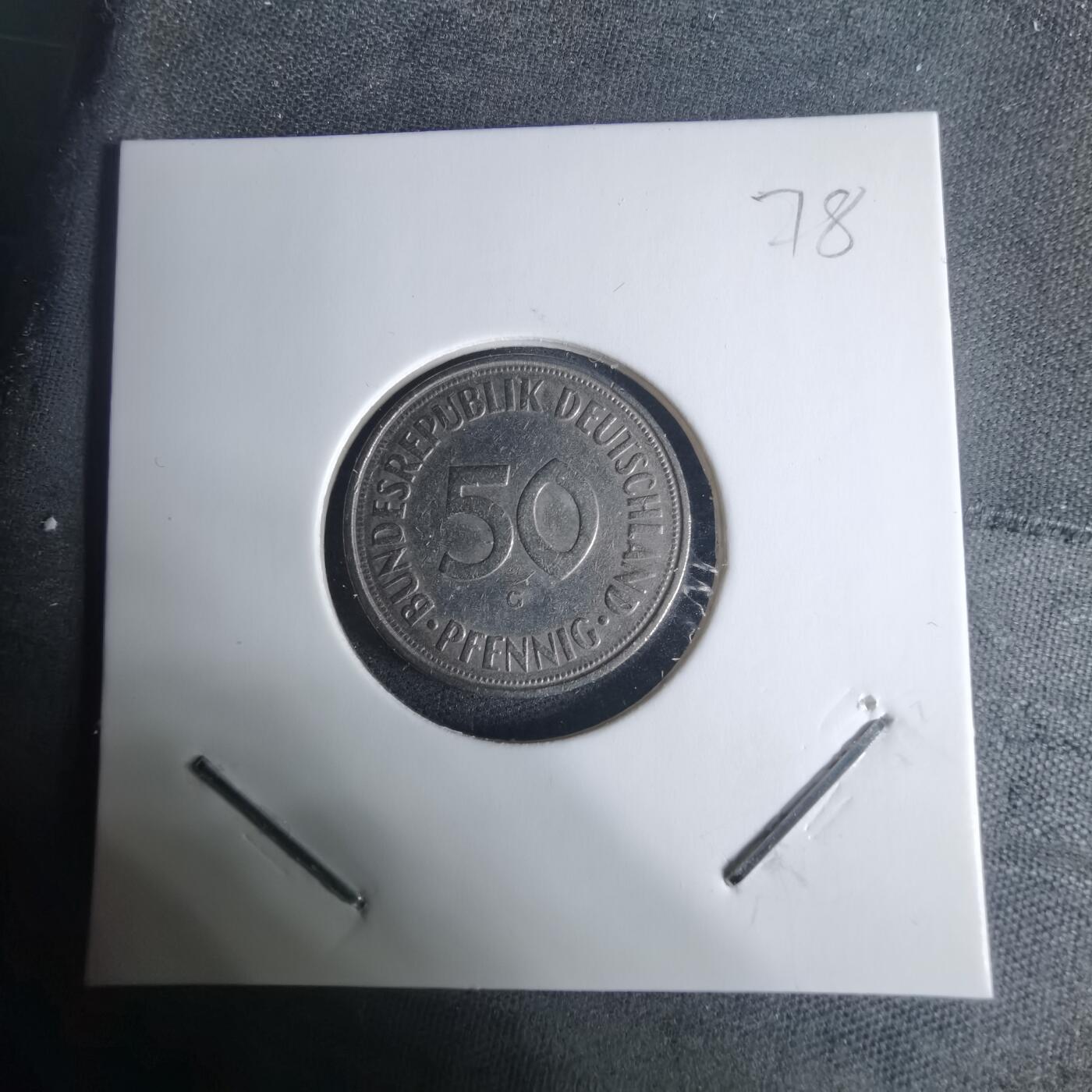 沼泽如烟--第940场 德国1950年50芬尼