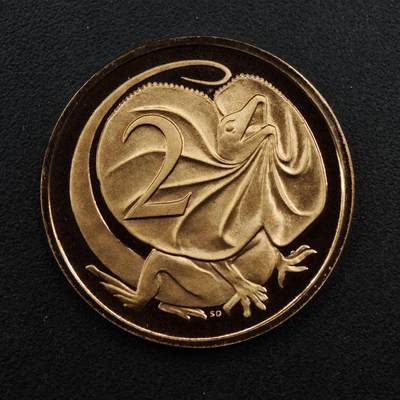 【淘币小摊】限时拍第八百三十五拍  散币批量币场  满百包邮可预留两周  周一统一发货  - 澳大利亚1975年2分精制铜币