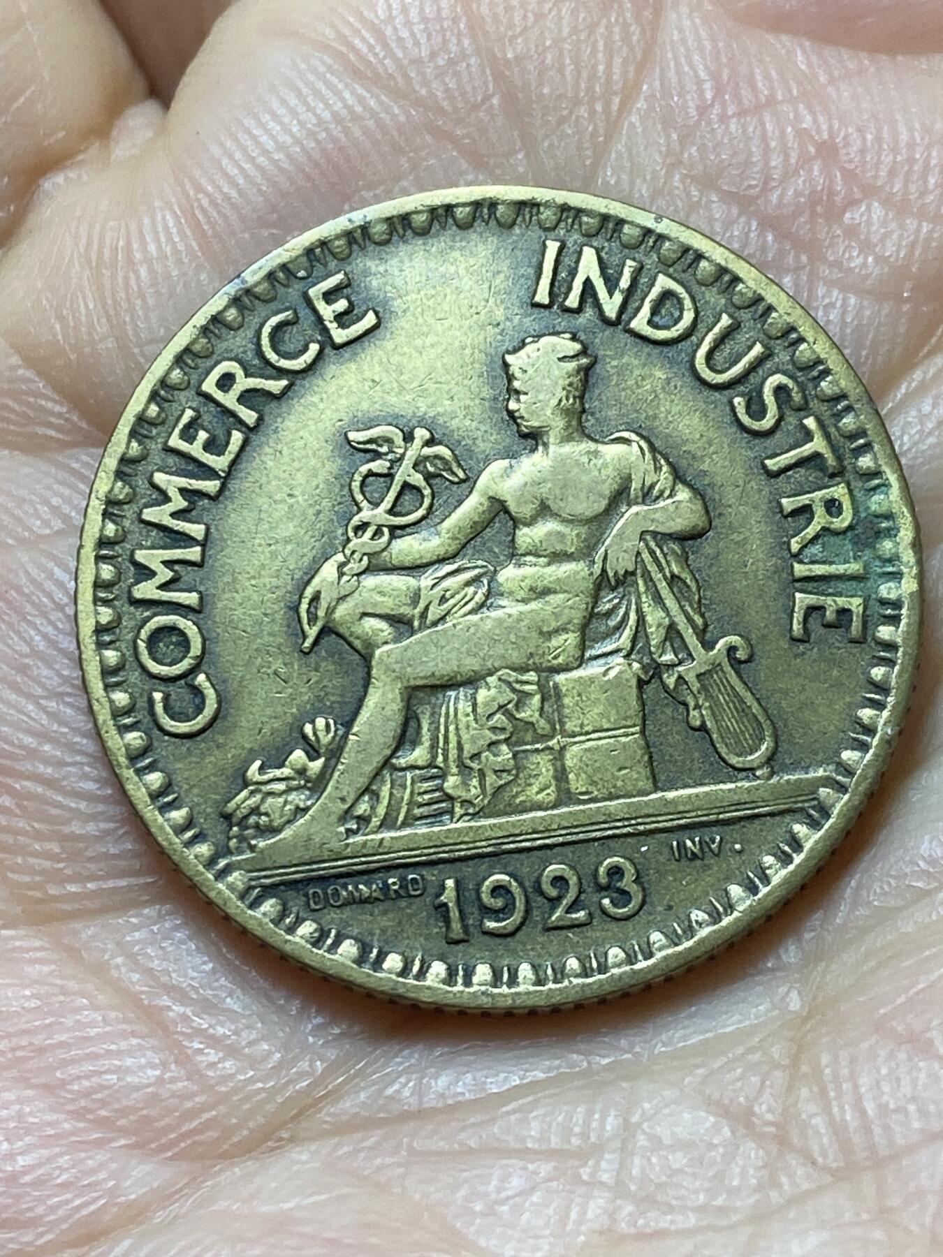 2025年第一百四十四场(总第一百七十场）品种丰富英国一线回流散币年末特拍场第一场(免佣金) 法兰西第三共和国1923年2法郎