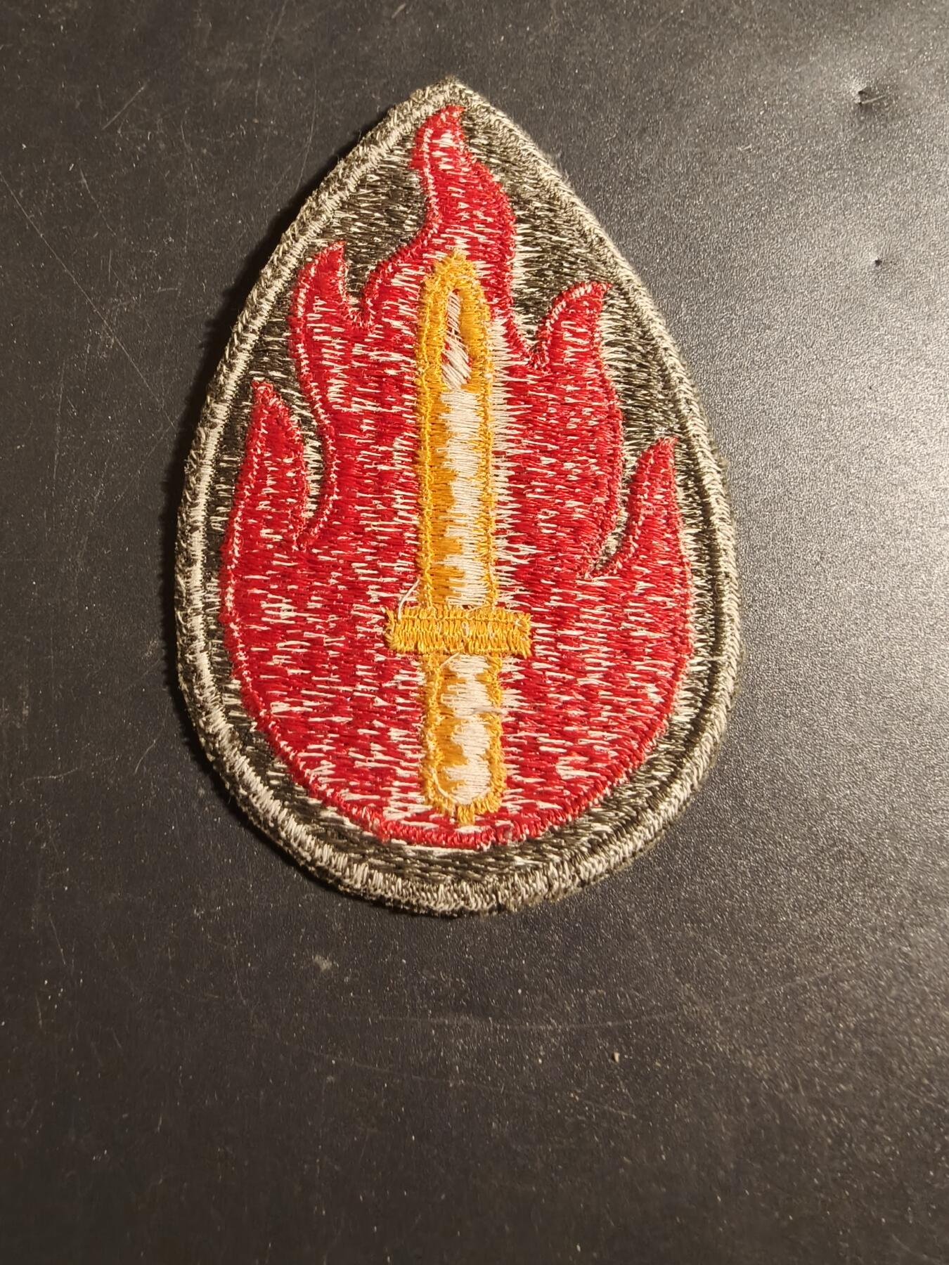 老王徽章第171期 美国陆军第63步兵师臂章