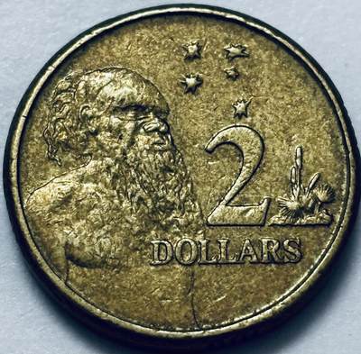文馨钱币收藏第 286 场，圣诞节专场【 长期接收代拍品低至 0 佣金】 - 好品 2010 年澳大利亚土著人 2 元纪念币