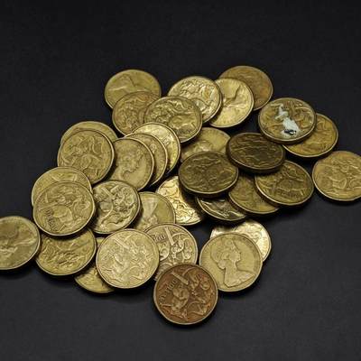 【淘币小摊】限时拍第八百三十五拍  散币批量币场  满百包邮可预留两周  周一统一发货  - 澳大利亚1元铜币34枚