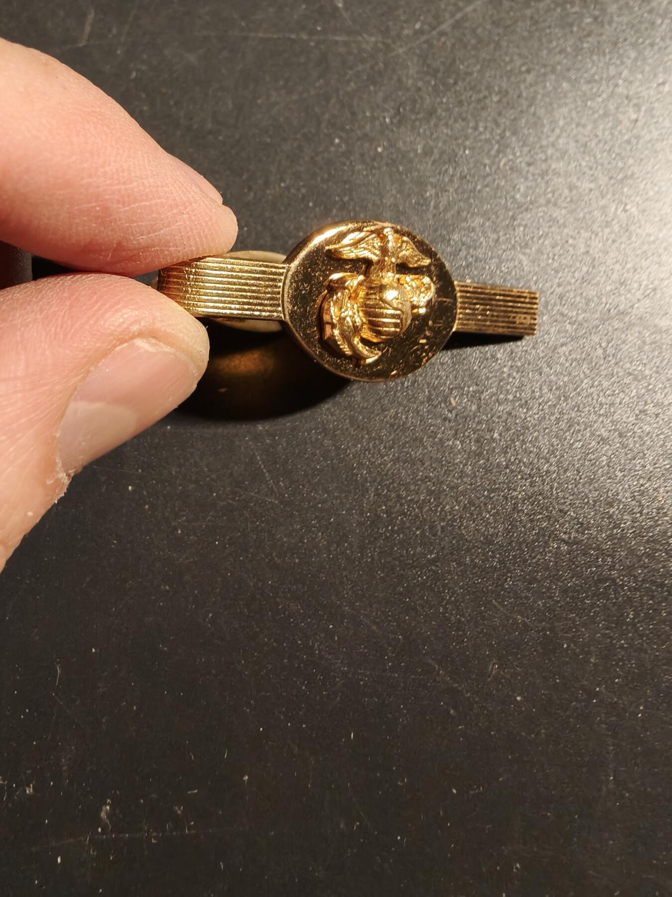 老王徽章第171期 美国海军陆战队领带夹