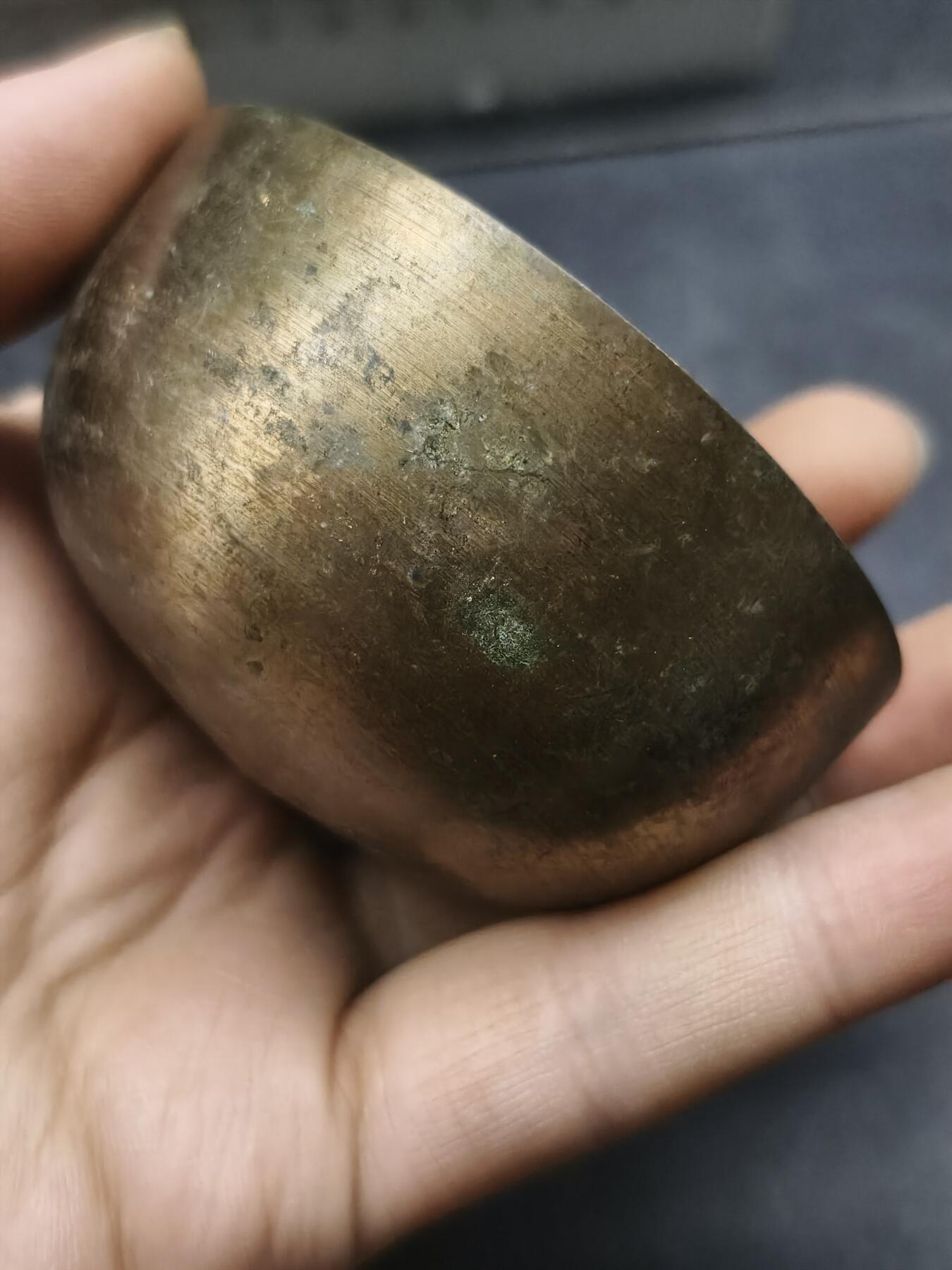 97期回流戒指饰品杂件纪念章丝路钱币专场 铜钵