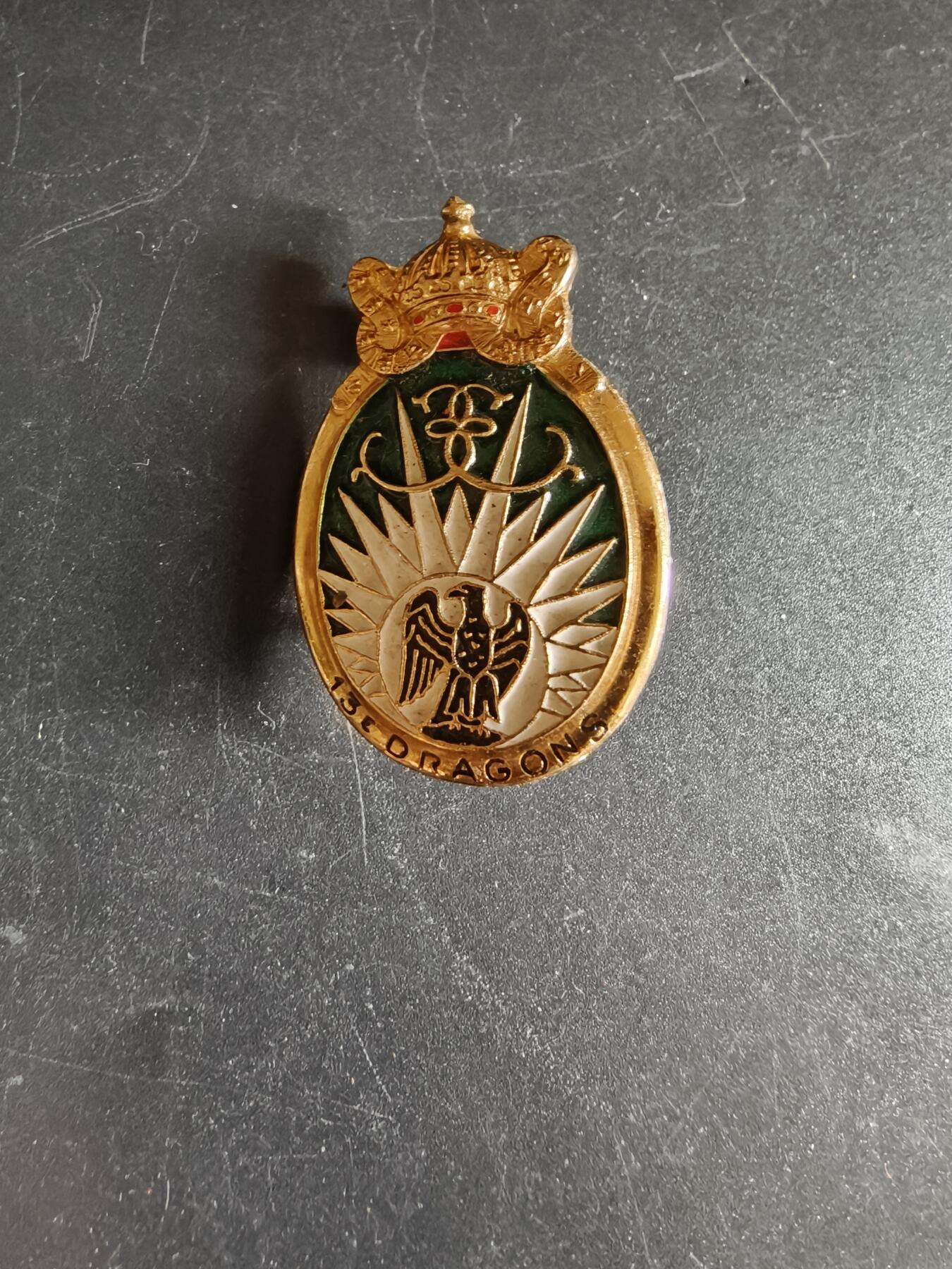 老王徽章第171期 法国第13龙骑兵团证章