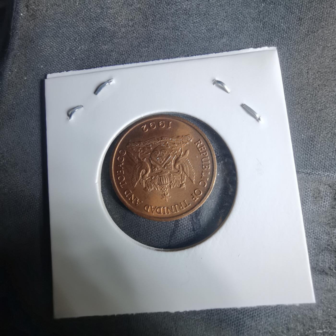 沼泽如烟--第940场 特立尼达和多巴哥1992年五分