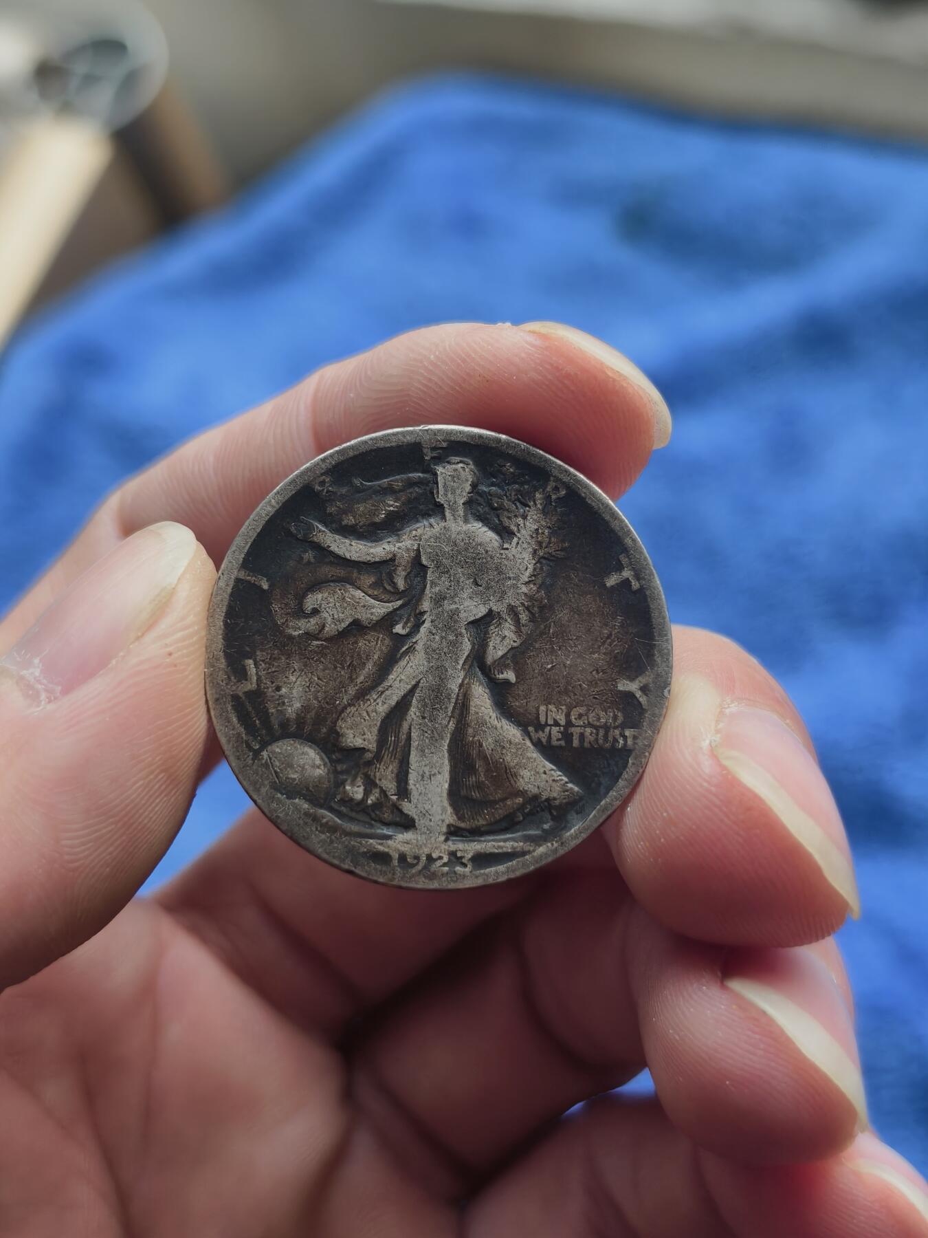 美国行走女神半元银币1923