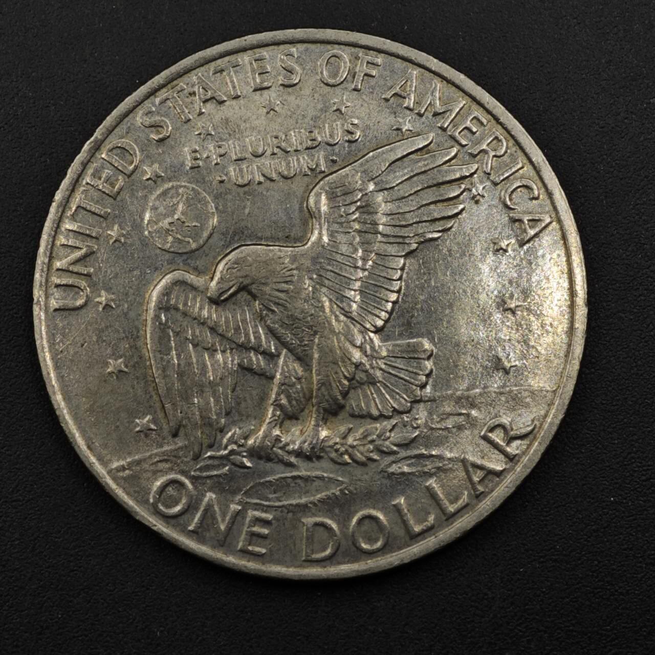 【淘币小摊】限时拍第八百三十五拍  散币批量币场  满百包邮可预留两周  周一统一发货  美国1971年月球鹰美元