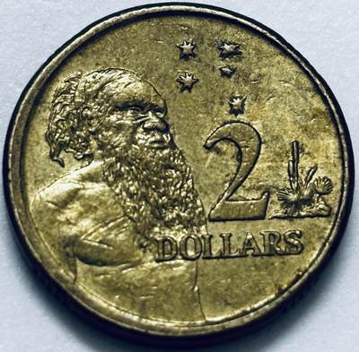 文馨钱币收藏第 286 场，圣诞节专场【 长期接收代拍品低至 0 佣金】 - 好品 2014 年澳大利亚土著人 2 元纪念币