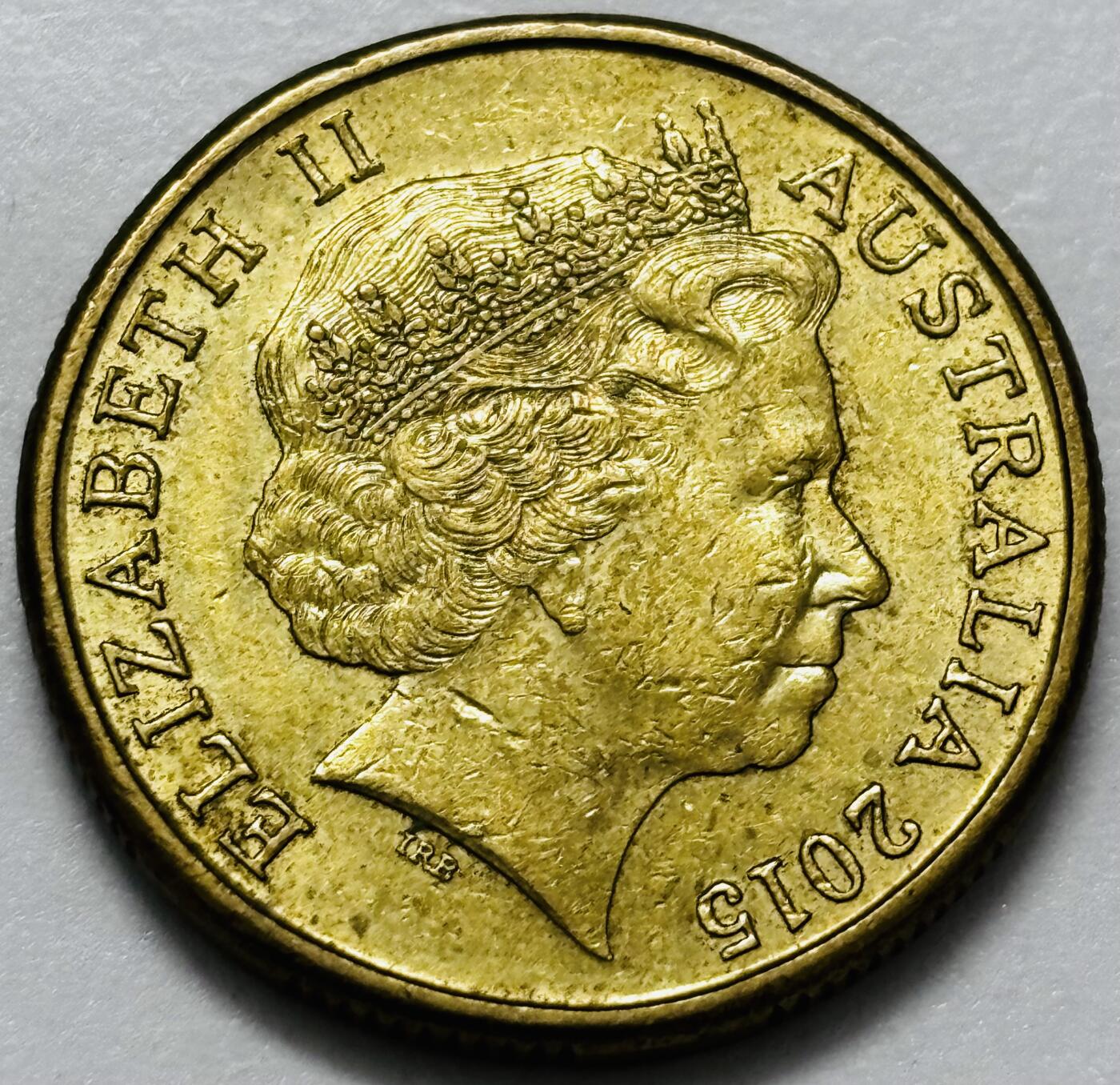 文馨钱币收藏第 286 场，圣诞节专场【 长期接收代拍品低至 0 佣金】 2015 年澳大利亚一元袋鼠币