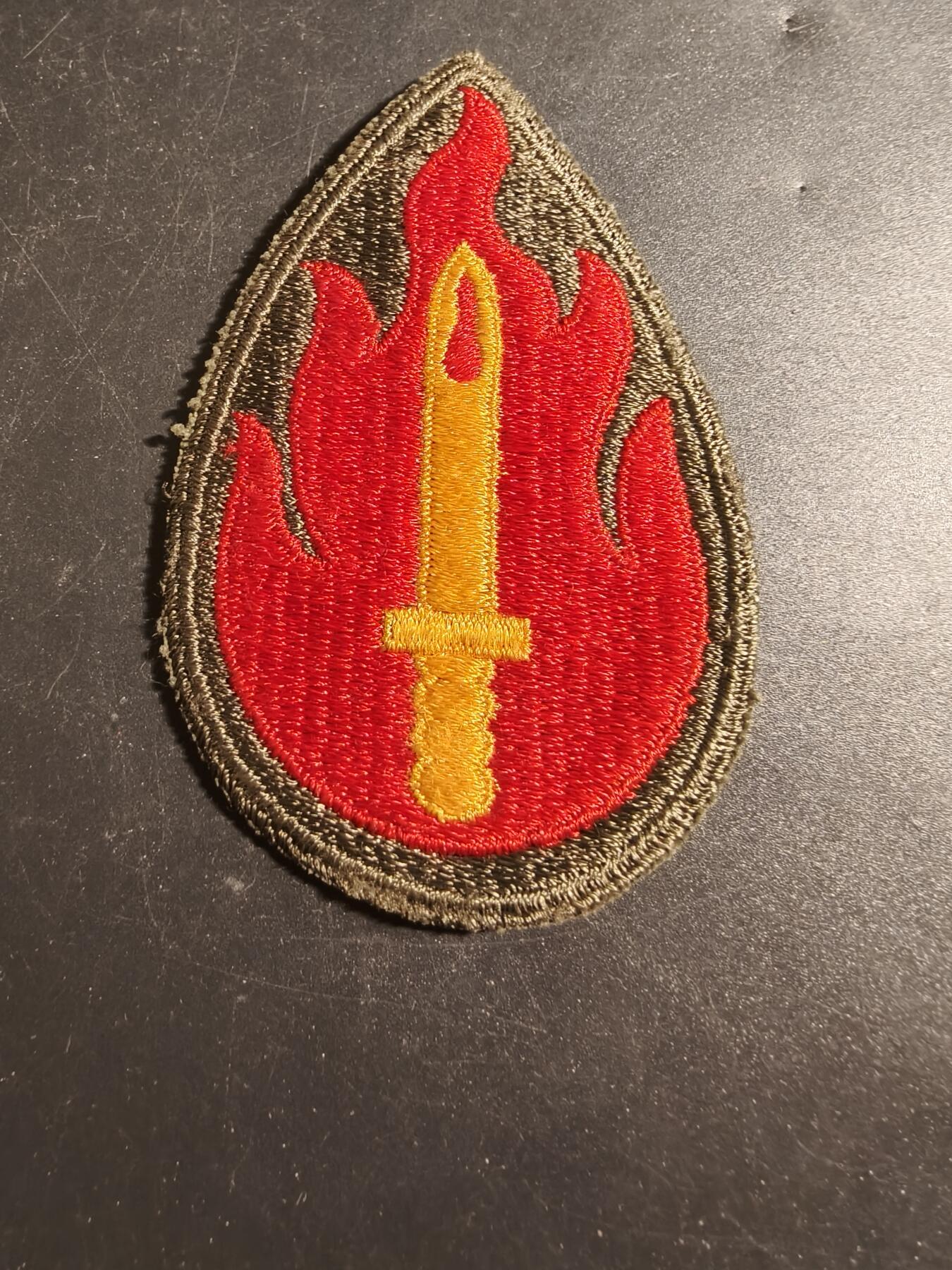 老王徽章第171期 美国陆军第63步兵师臂章