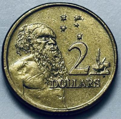 文馨钱币收藏第 286 场，圣诞节专场【 长期接收代拍品低至 0 佣金】 - 好品  2006 年澳大利亚土著人 2 元纪念币