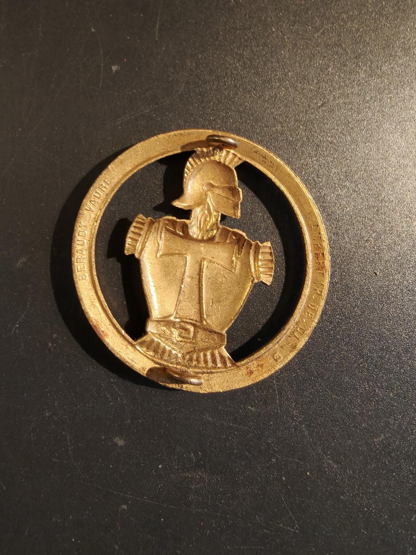 老王徽章第171期 法国通信兵贝雷帽徽