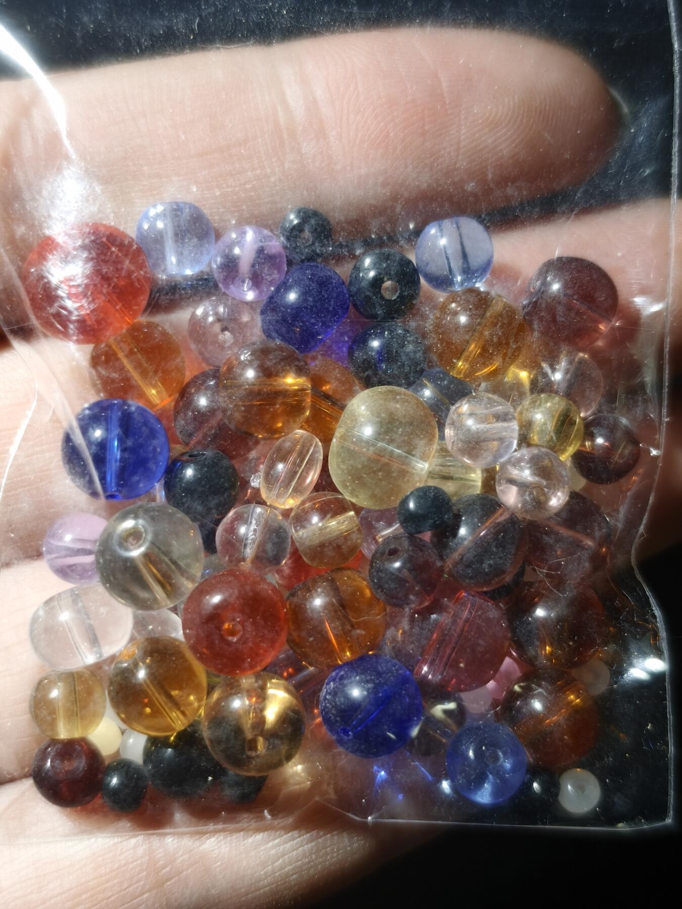 97期回流戒指饰品杂件纪念章丝路钱币专场 中亚回流珠子