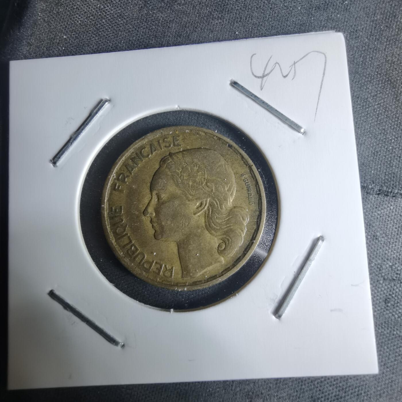 沼泽如烟--第942场 法国1952年份20法郎